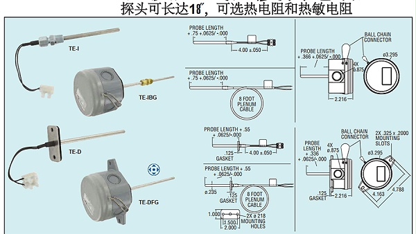 Dwyer-温度传感器TE系列.图