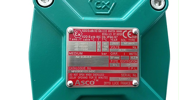 ASCO隔爆脉冲阀NFG353D133.4