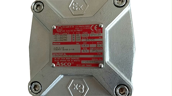 ASCO隔爆两通阀WSNFXE210B538CCC