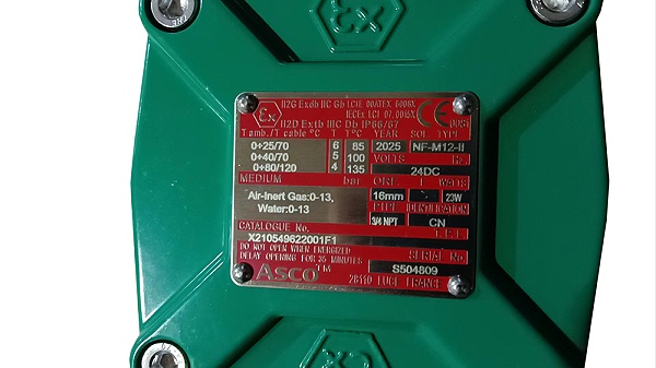 ASCO常开隔爆电磁阀X210549622001F1