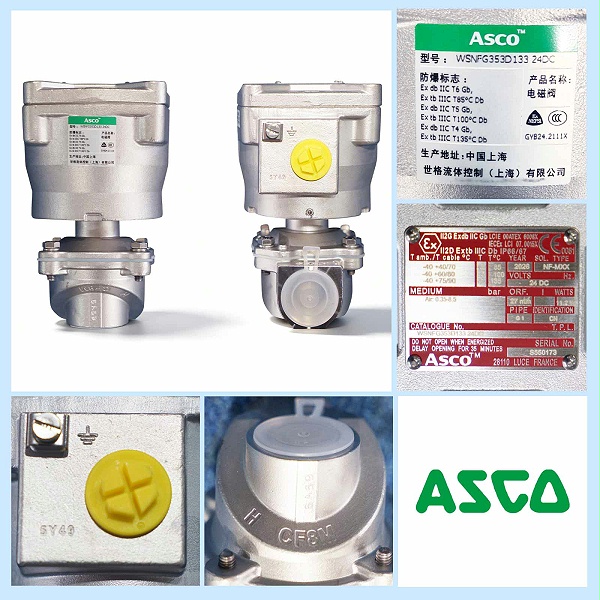 ASCO防爆脉冲阀WSNFG353D133.1