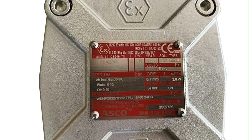 ASCO隔爆三通电磁阀WSNFX8327B112