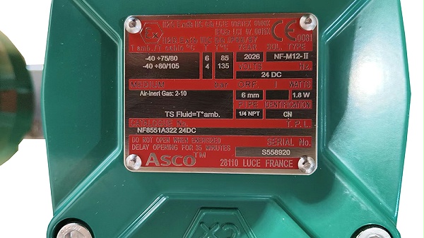asco双电控防爆电磁阀NF8551A322