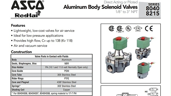 ASCO燃气切断阀EF8215G050.图1 ASCO燃气切断阀EF8215G050.图1