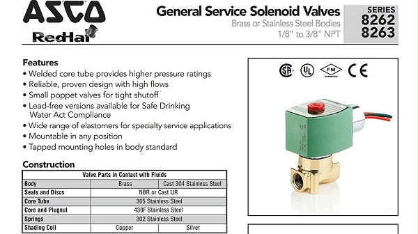 ASCO电磁阀8262H022.图1