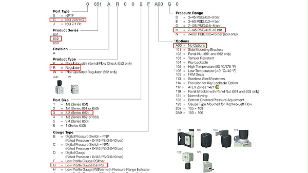 AVENTICS减压阀G652AR003GA00H0.图