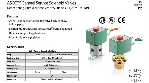 ASCO二位三通电磁阀SC8320G182.图1